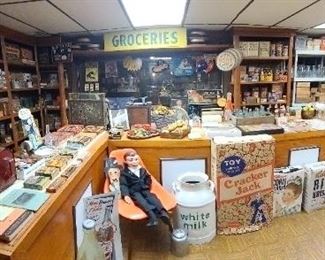 LIFELONG ADVERTISING COLLECTION FEATURING HISTORIC RECREATION OF RUDY'S GENERAL GROCERY STORE