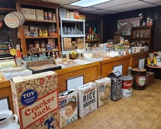 LIFELONG ADVERTISING COLLECTION FEATURING HISTORIC RECREATION OF RUDY'S GENERAL GROCERY STORE