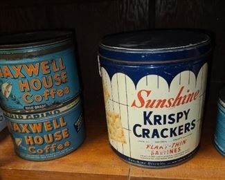 Vintage Coffee Tins