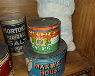 Vintage Coffee Tins