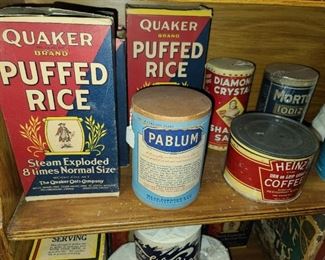 Vintage Puffed Rice Advertising Boxes