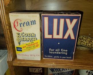 Vintage Lux Soap & Cream Corn Starch Box