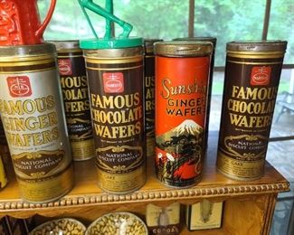 Vintage Wafer Tins