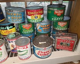Vintage Coffee Tins