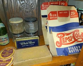 Vintage Pepsi-Cola Cardboard Carrying Crates