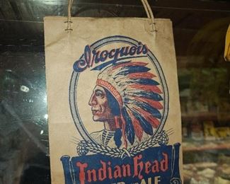 Vintage Indian Head Beer Paper Bag