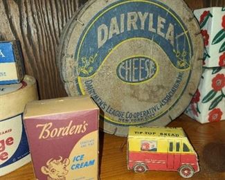 Vintage Dairylea Cheese Wax Container
