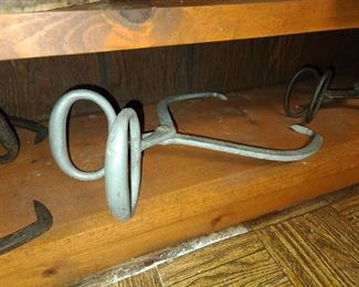 Vintage Cast Iron Ice Tongs