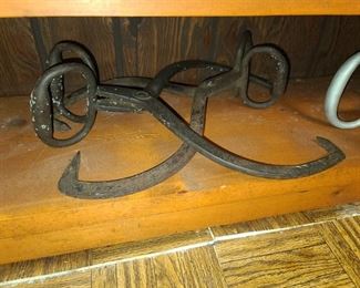 Vintage Cast Iron Ice Tongs