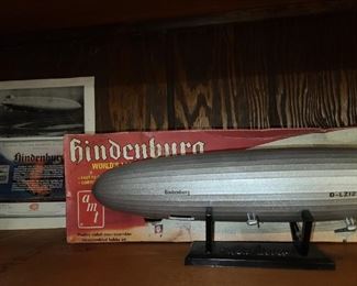 Vintage AMT Hindenburg Model W/ Box