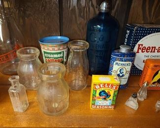 Vintage Milk Bottles