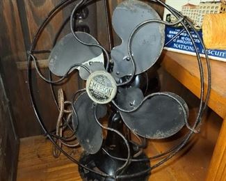 Antique Emerson Cast Iron Fan
