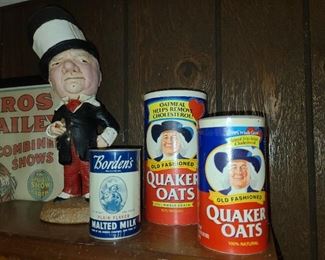 Vintage Quaker Oats Containers