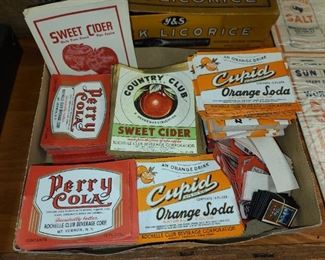 Vintage Advertising Labels