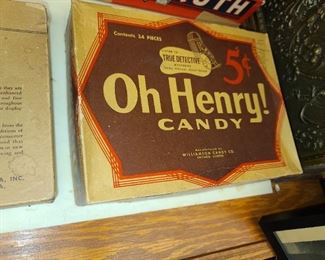 Vintage Oh Henry! Candy Box