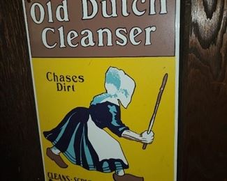 Old Dutch Cleanser Porcelain Sign