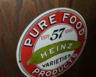 Heinz Pickles Porcelain Sign