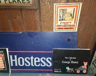 Hostess Metal Store Display Sign