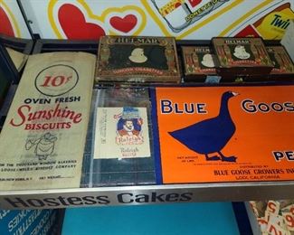 Vintage Sunshine Biscuits Wax Bags