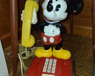 Vintage Mickey Mouse Telephone