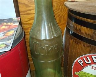 Oversized Coke Bottle Bank