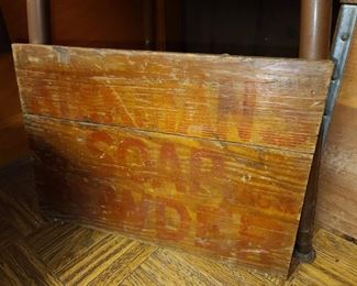 Antique Crate Wood Panel Wall