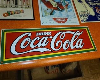 Coca-Cola Porcelain Sign