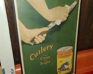 Vintage Old Dutch Cleanser Paper Advertisement