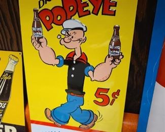 Popeye Tin Sign