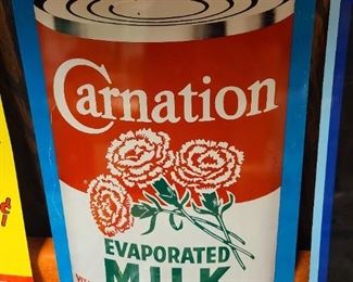 Carnation Evaporated Milk Tin Sign