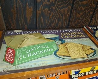 Vintage National Biscuit Company Cardboard Sign