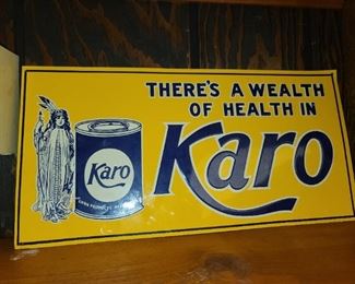 Karo Tin Sign