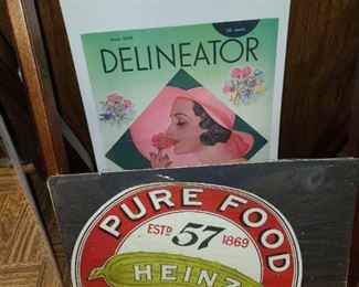 Vintage Heinz Pickle Barrel Label