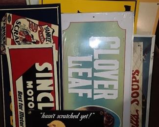Vintage Tin Signs