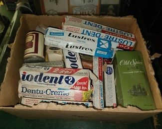 Vintage Toothpaste Products