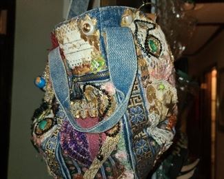 Vintage Denim Handbag