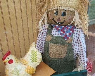Scarecrow & Chicken