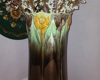 Oversized Pottery Umbrella Stand Holder