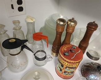 Assorted Kitchenware, Glassware, China, Etc.