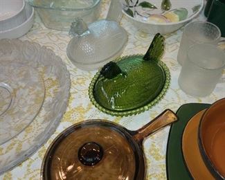 Assorted Kitchenware, Glassware, China, Etc.