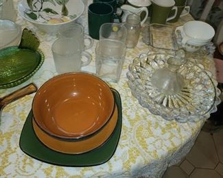 Assorted Kitchenware, Glassware, China, Etc.