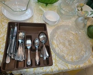 Assorted Kitchenware, Glassware, China, Etc.
