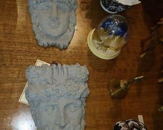 Clay Face Wall Plaques