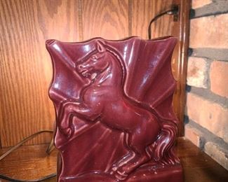 Vintage Horse TV Lamp