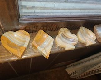 Marble Poker Ashtrays