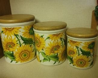 Sunflower Canisters