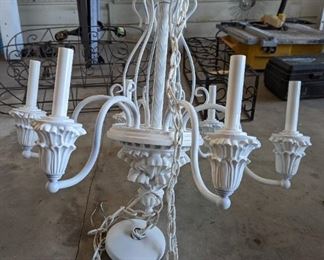 Only $30!Large white candelabra works. It's approximately 24 in across