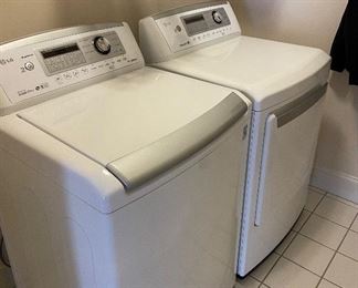LG top load washer and Dryer