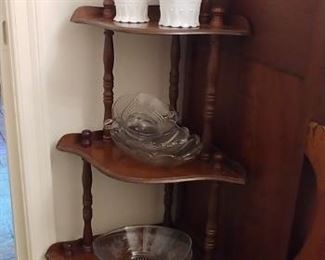 1 of 2 Corner display Shelves