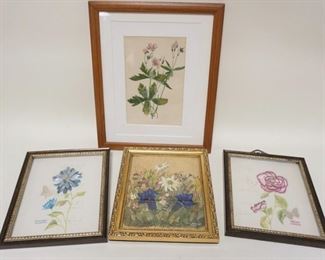 1242 FRAMED AND MATTED ENGRAVING OF PARTIAL NUDE, THE MAGDALEN, APPROXIMATELY 14 1/4 IN X 17 1/4 IN